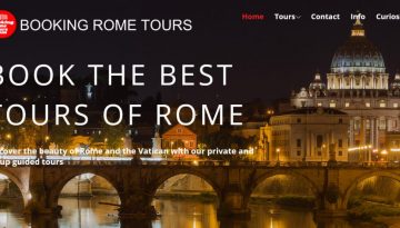 Booking Rome Tours Screen Capture