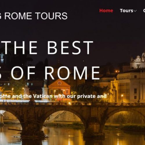 Booking Rome Tours Screen Capture